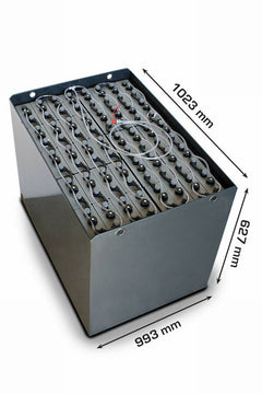 80V Gabelstaplerbatterie 6 PzS 750 Ah DIN A (1023 * 993 * 627mm L/B/H) Trog 47866000 inkl. Aquamatik