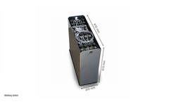 24V Gabelstaplerbatterie 2 PzS 230 Ah (610 * 200 * 610mm L/B/H) Trog 57004149 inkl. Aquamatik