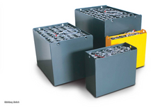 24V Gabelstaplerbatterie 4 PzS 240 Ah (805 * 315 * 390mm L/B/H) Trog 42112600 inkl. Aquamatik
